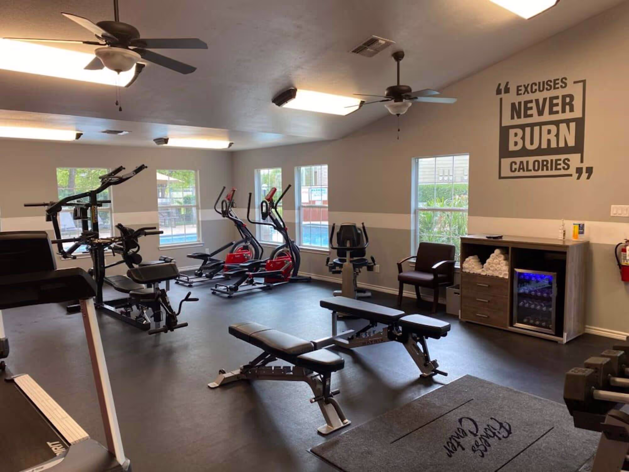 The Avalon Apartments fitness center